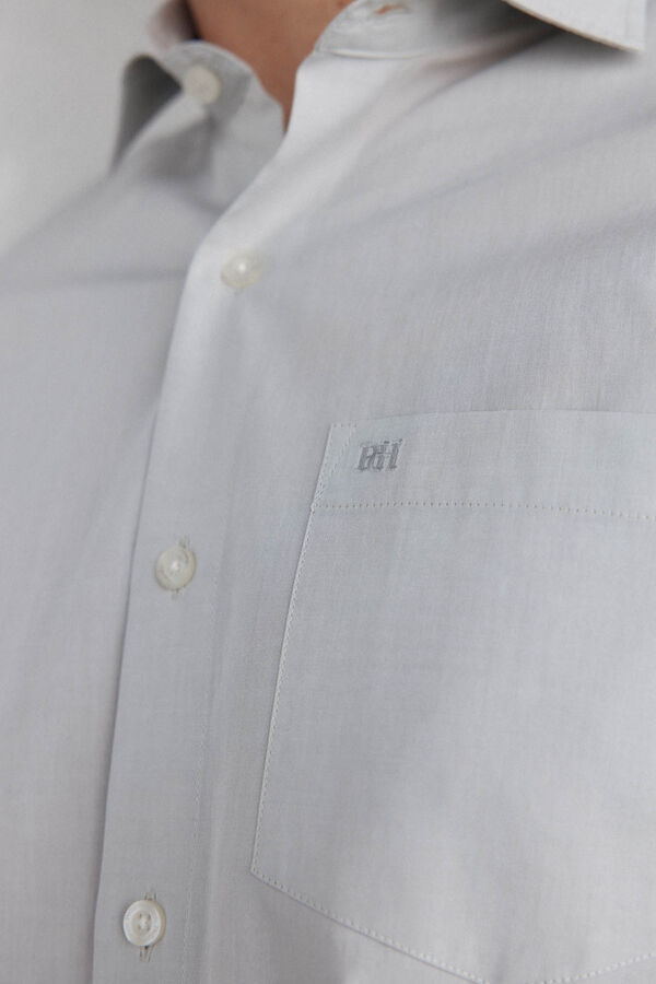 Pedro del Hierro Camisa lisa de popel&iacute;n Verde