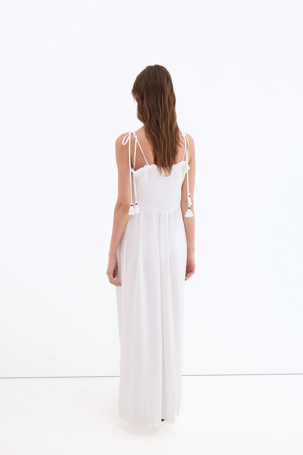 Pedro del Hierro Vestido playero Blanco