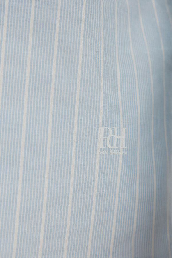 Pedro del Hierro Camisa de rayas Azul