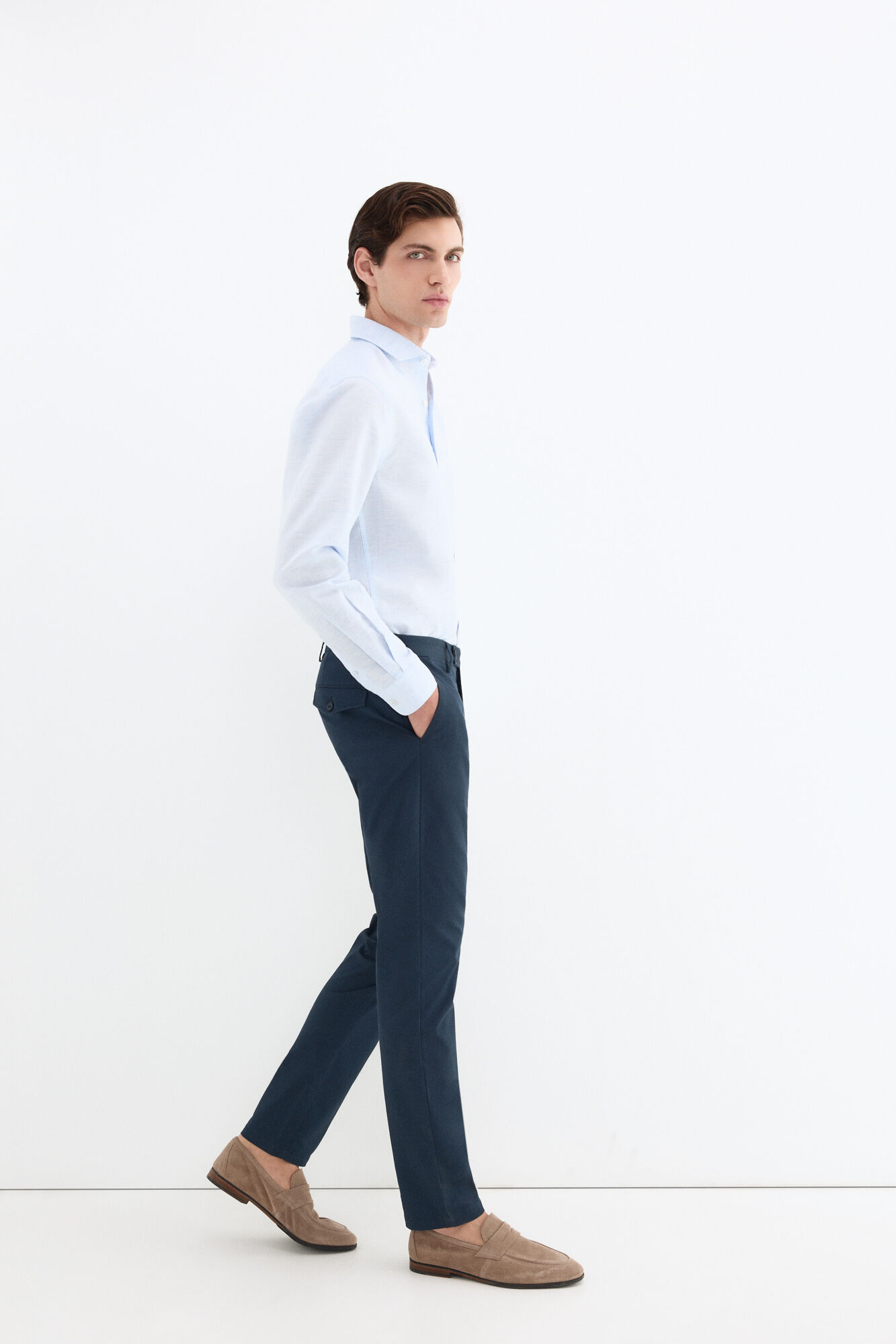 Pedro del Hierro Chino print slim