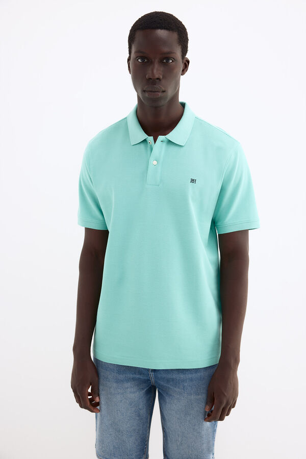 Pedro del Hierro Polo b&aacute;sico piqu&eacute; Verde