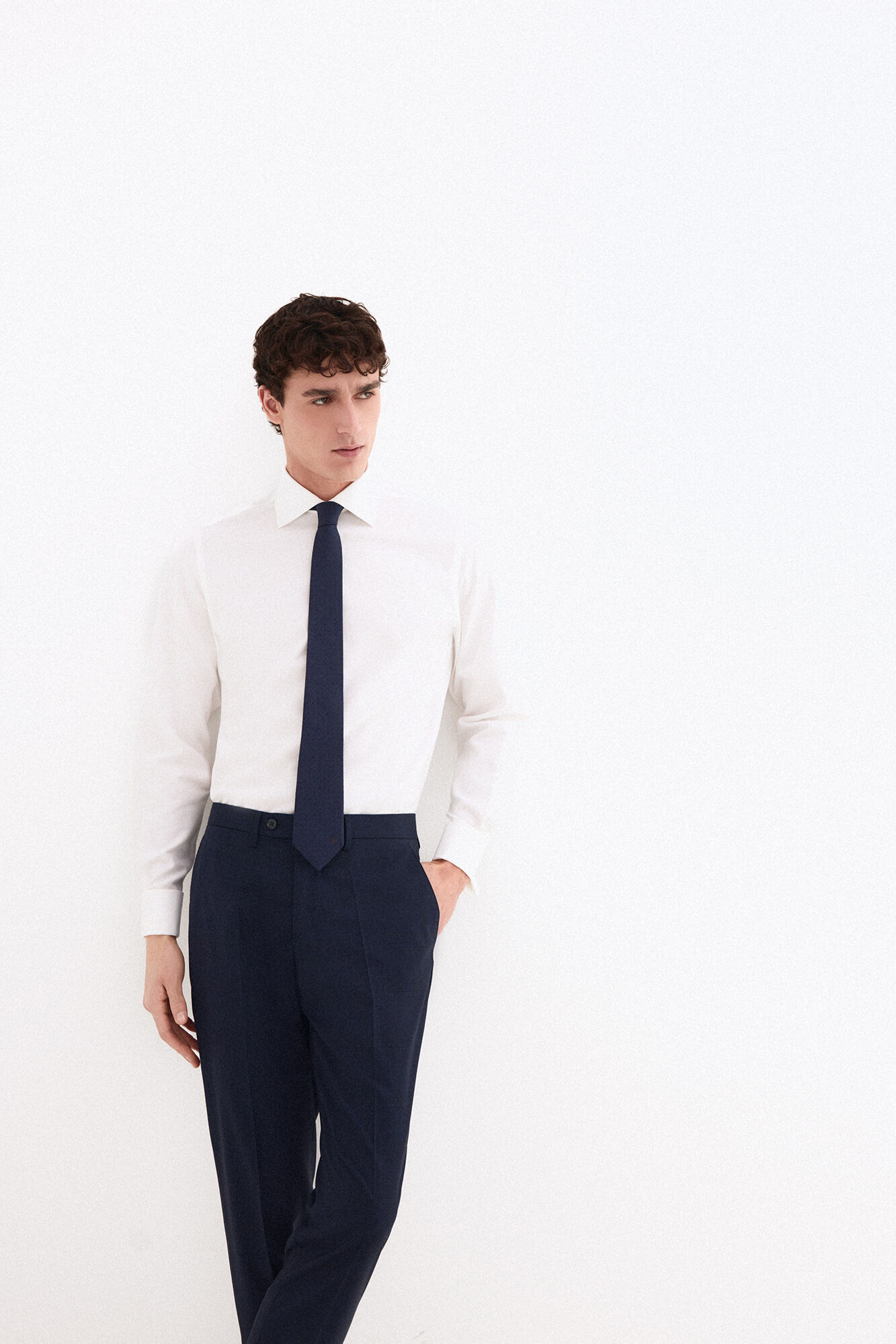 Pedro del Hierro Camisa pu&ntilde;o gemelos non iron + antimanchas