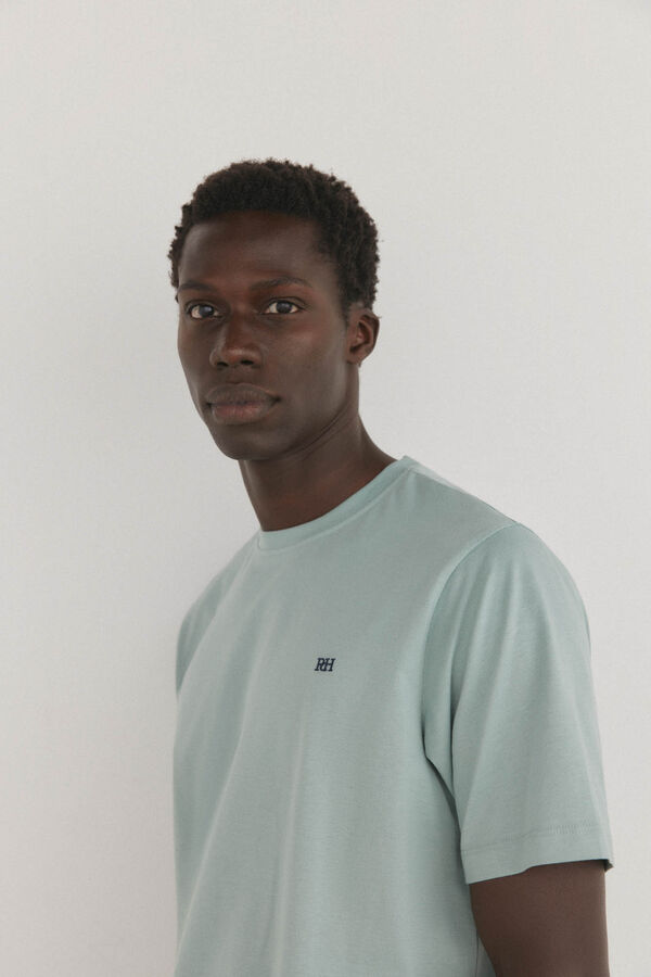 Pedro del Hierro Camiseta b&aacute;sica Azul