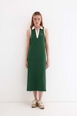 Pedro del Hierro Vestido cuello polo Verde
