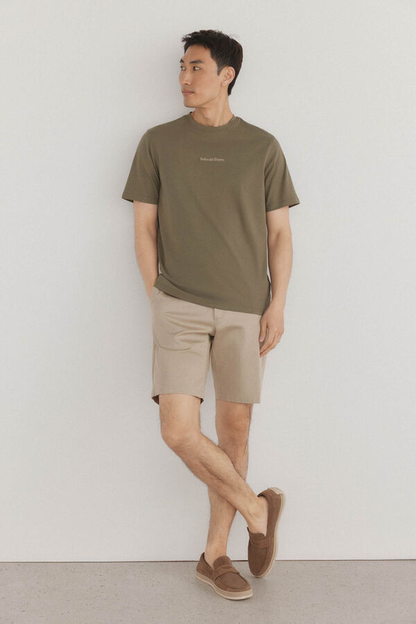 Pedro del Hierro Camiseta logo posicional Verde