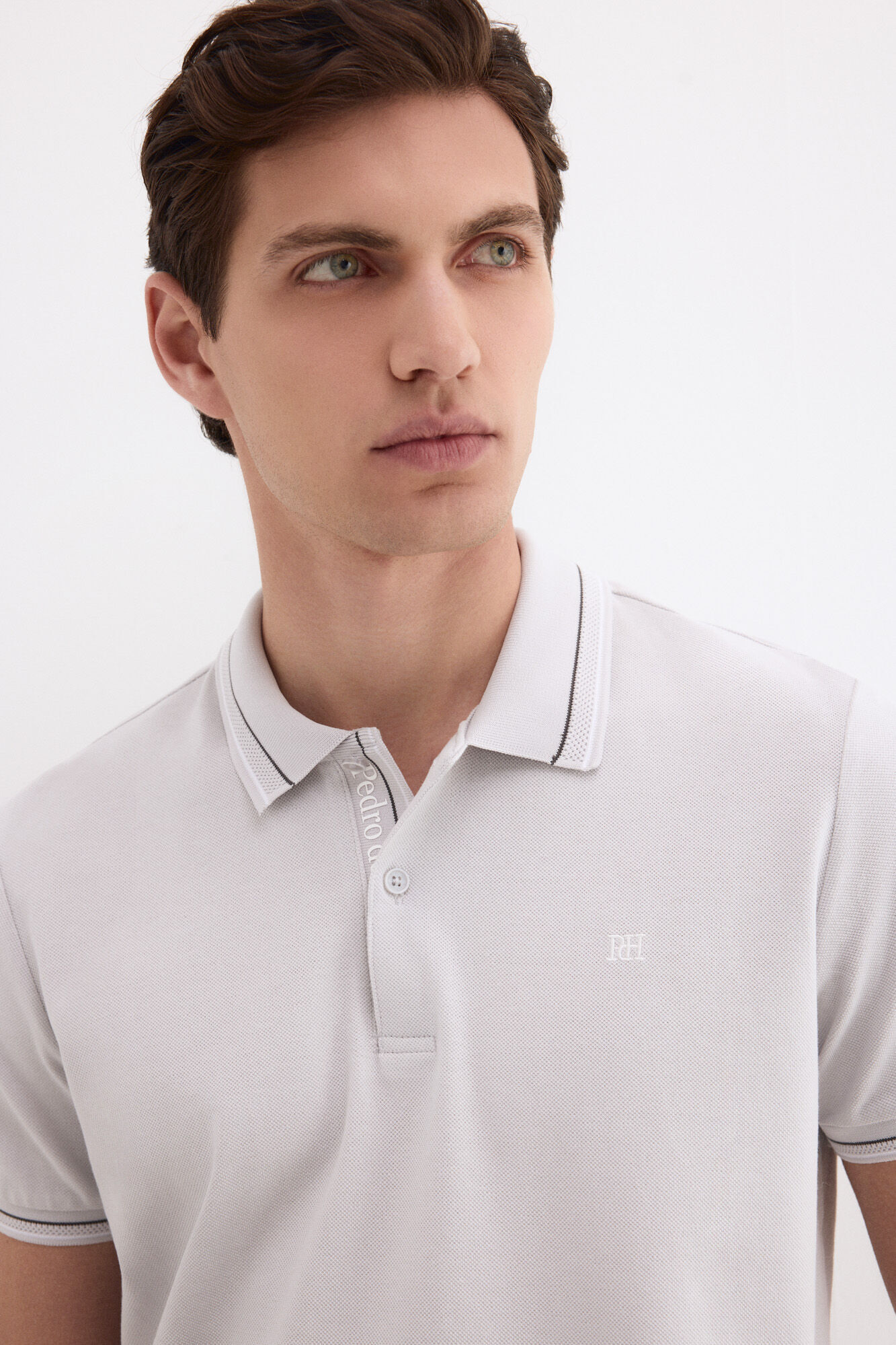 Pedro del Hierro Polo tips jacquard