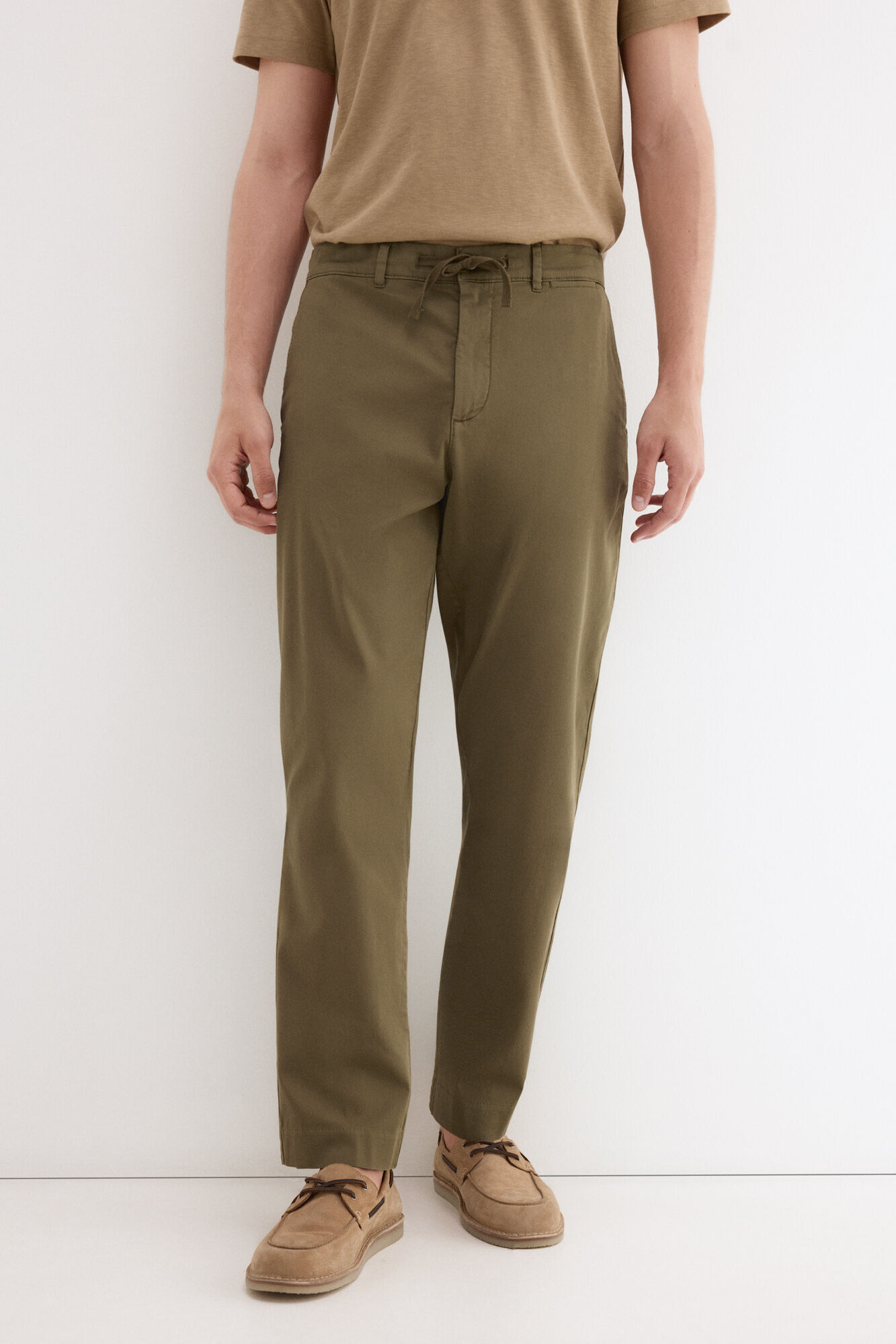 Pedro del Hierro Chino estructura con cordones regular fit