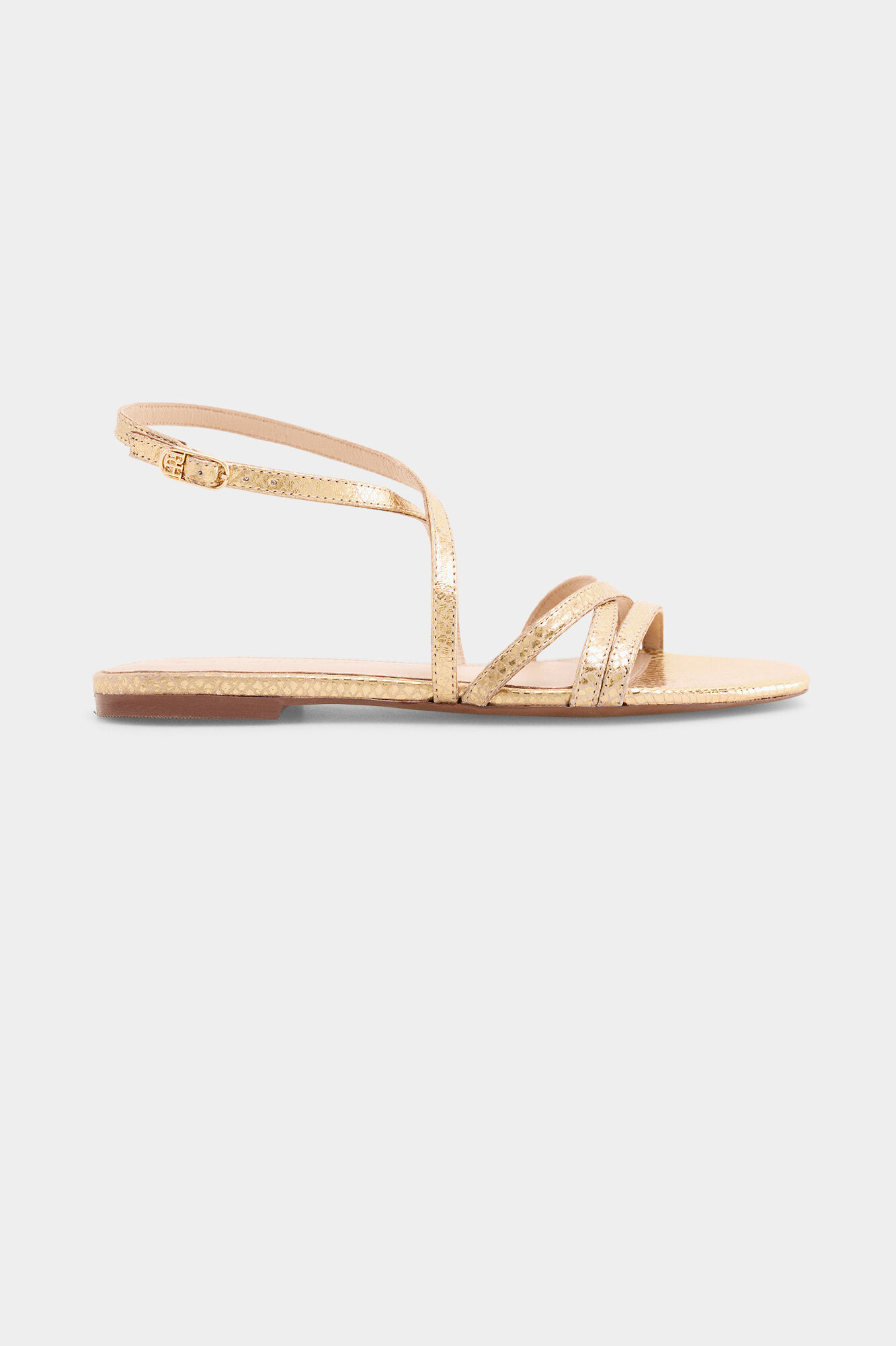 Pedro del Hierro Sandalia dorada