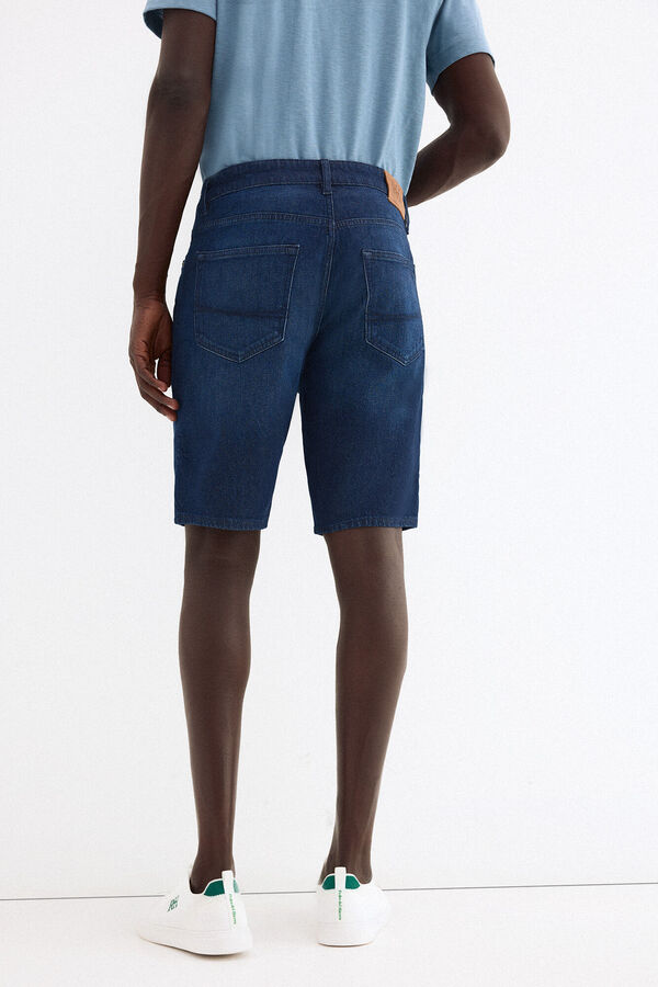 Pedro del Hierro Bermuda denim regular Azul