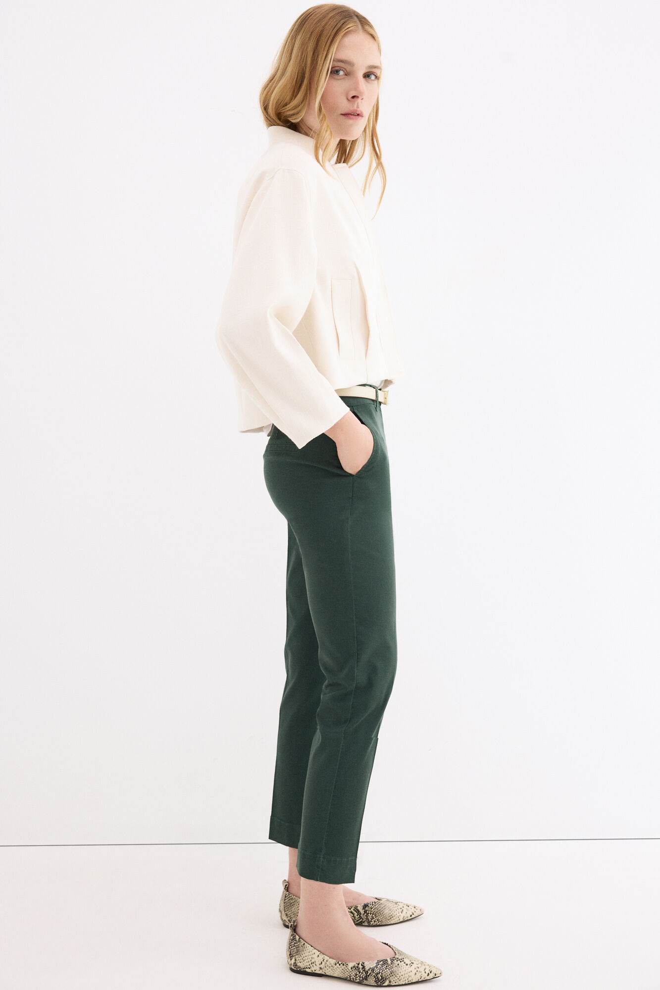 Pedro del Hierro Pantalones slim cl&aacute;sicos