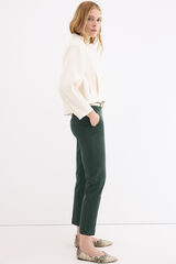 Pedro del Hierro Pantalones slim cl&aacute;sicos Verde