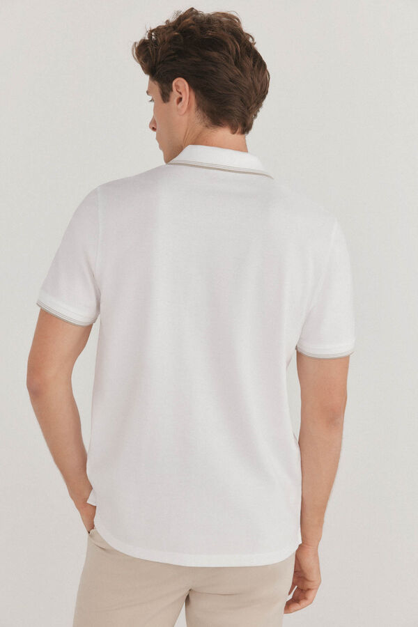 Pedro del Hierro Polo tips Blanco