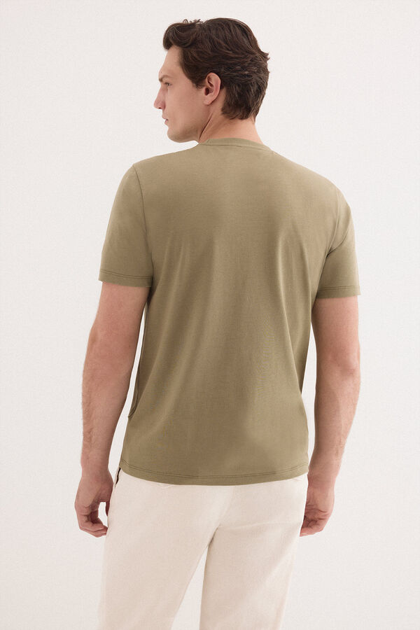 Pedro del Hierro Camiseta b&aacute;sica logo Verde