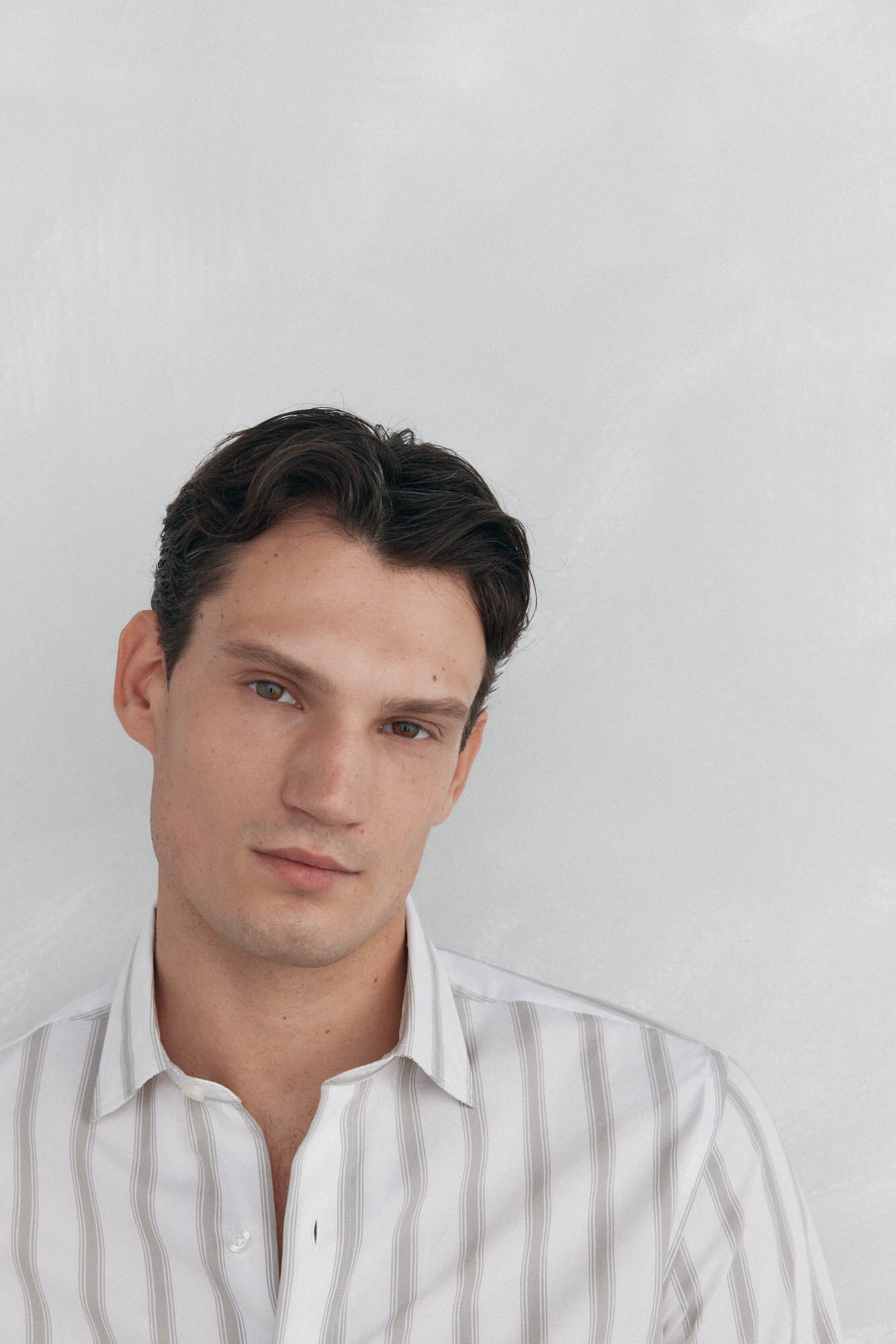 Pedro del Hierro Camisa rayas popel&iacute;n