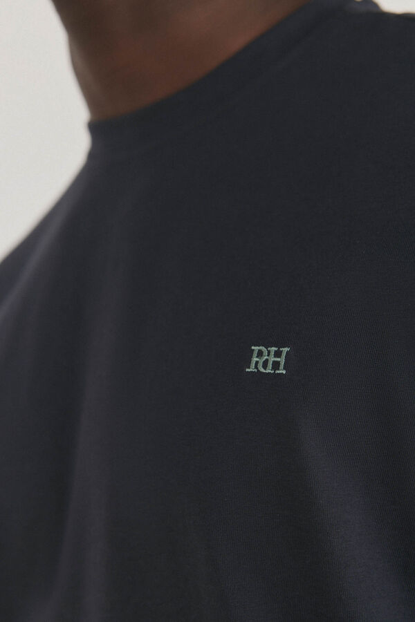 Pedro del Hierro Playera b&aacute;sica Azul