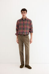 Pedro del Hierro Pantal&oacute;n vaquero marr&oacute;n new straight Marr&oacute;n