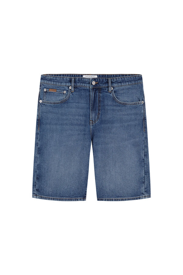 Pedro del Hierro Bermuda denim regular Azul