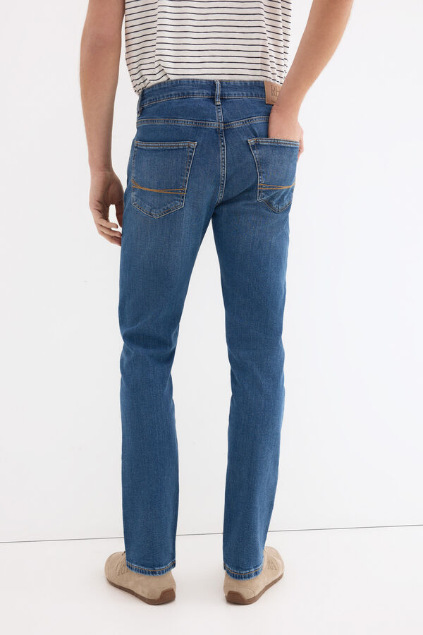 Pedro del Hierro Pantal&oacute;n vaquero premium flex ligero slim fit Azul