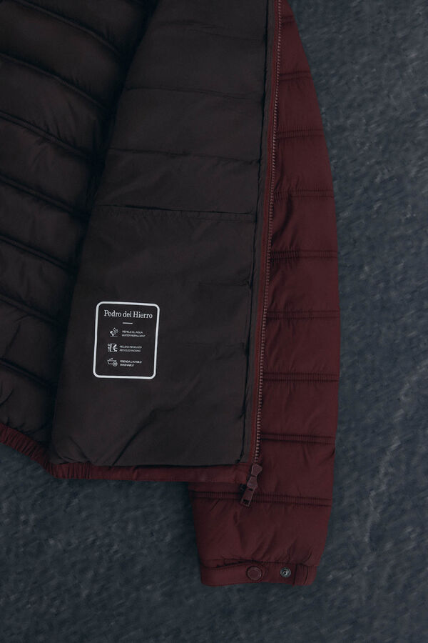 Pedro del Hierro Cazadora acolchada ultralight Burdeos