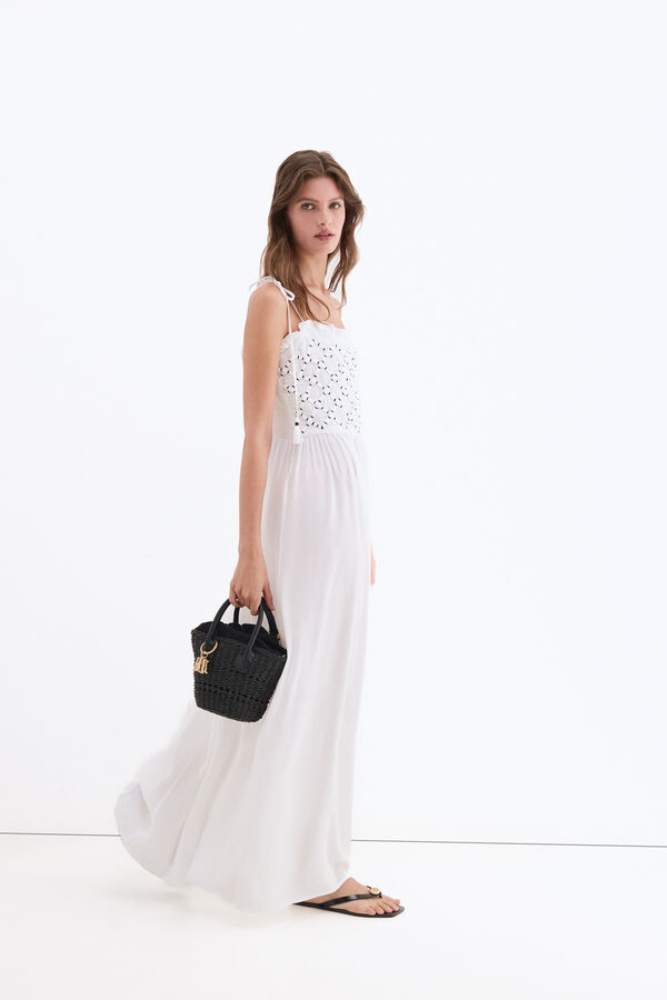 Pedro del Hierro Vestido playero Blanco
