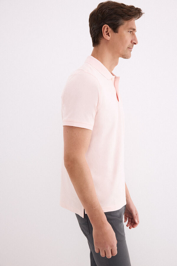 Pedro del Hierro Polo b&aacute;sico piqu&eacute; Rosa