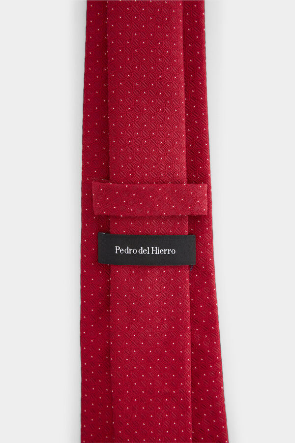Pedro del Hierro Corbata seda natural Rojo