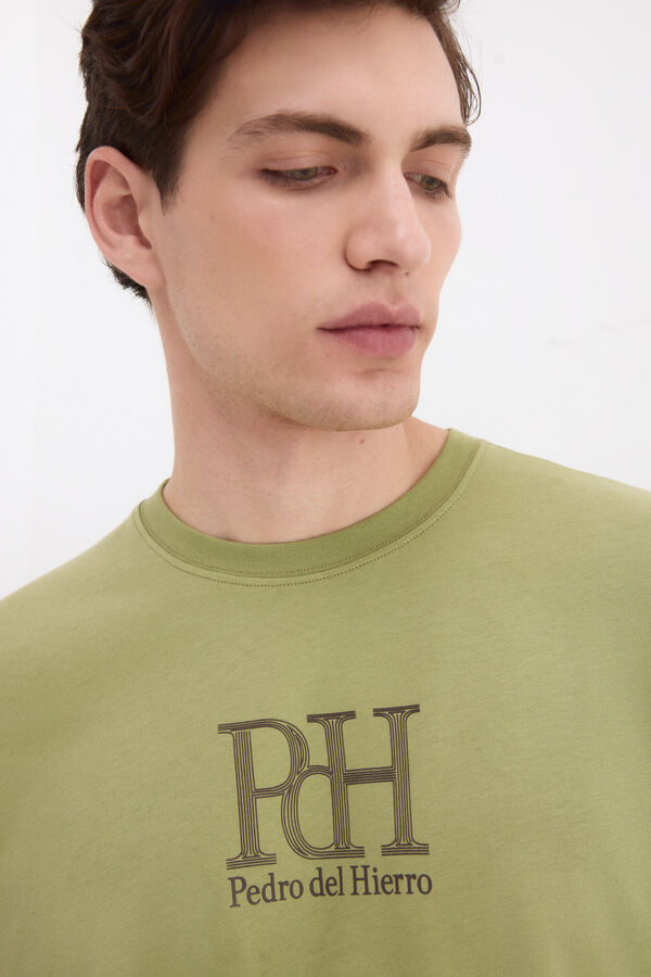 Pedro del Hierro Camiseta logo Verde