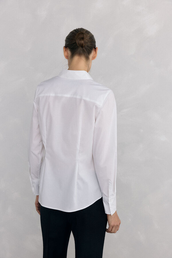 Pedro del Hierro Camisa b&aacute;sica de f&aacute;cil planchado Blanco