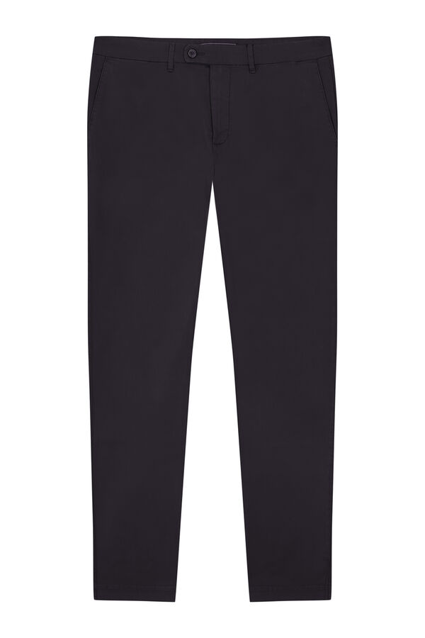 Pedro del Hierro Pantal&oacute;n chino ligero slim fit premium Azul