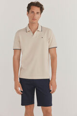 Pedro del Hierro Polo tips Beige