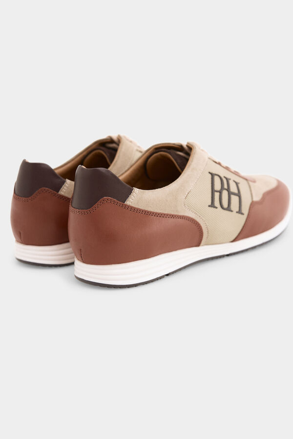 Pedro del Hierro Zapatilla icono piso goma Marr&oacute;n
