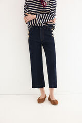 Pedro del Hierro Jeans capri wide leg Azul