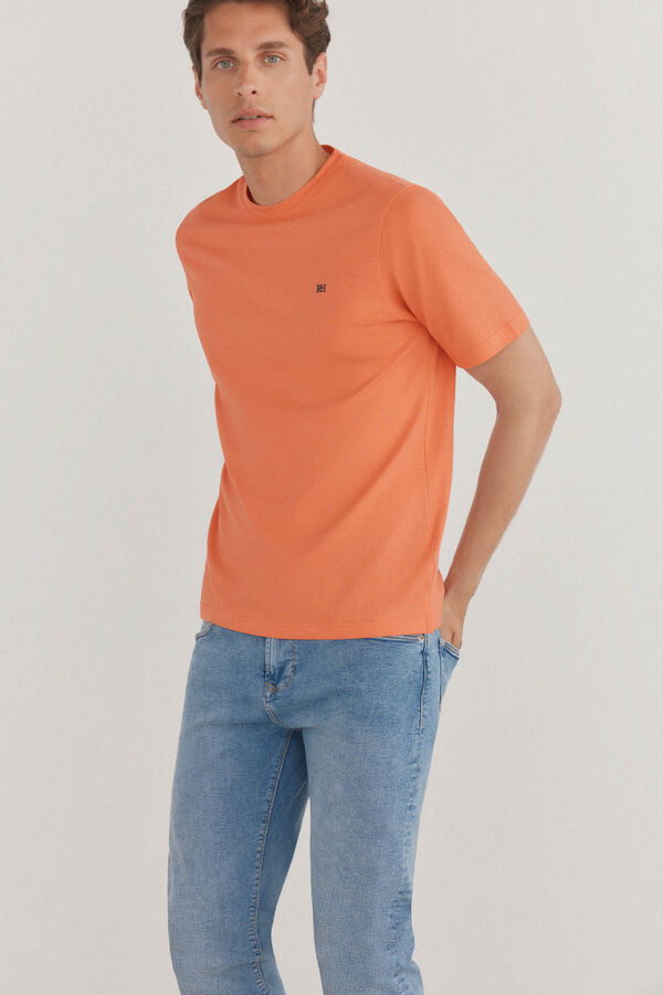 Pedro del Hierro Camiseta b&aacute;sica Naranja