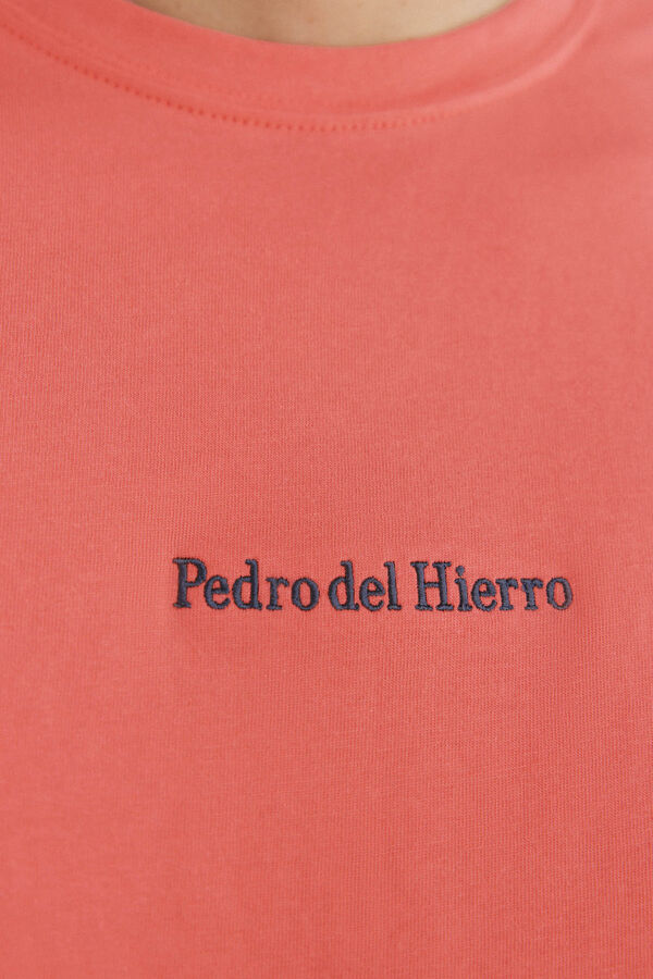 Pedro del Hierro Camiseta logo posicional Rojo