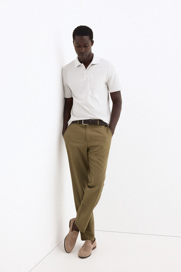 Pedro del Hierro Polo textura Gris