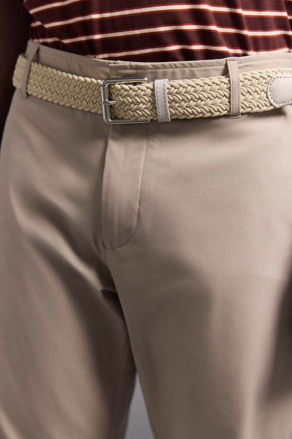 Pedro del Hierro Pantalones largos golf Beige