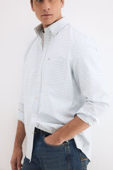 Pedro del Hierro Camisa non iron oxford cuadros Verde