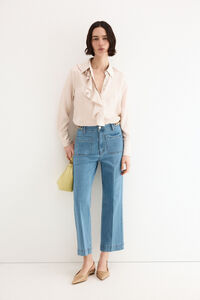Pedro del Hierro Jeans stove pipe cropped