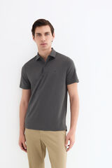 Pedro del Hierro Polo mercerizado Gris