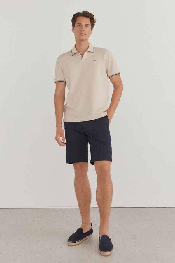 Pedro del Hierro Polo tips Beige