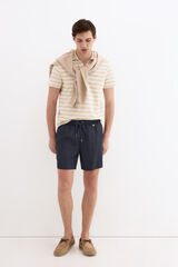 Pedro del Hierro Ba&ntilde;ador liso b&aacute;sico Azul