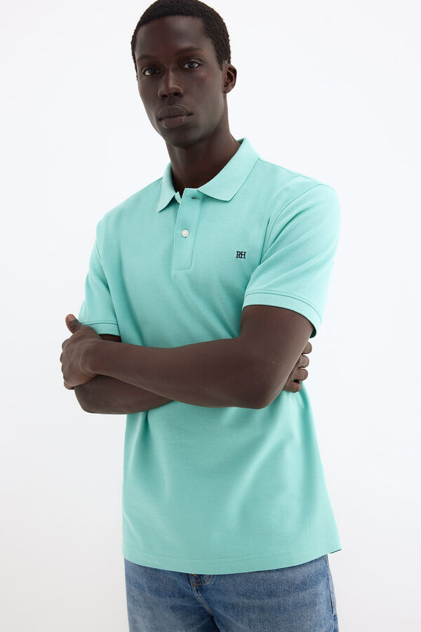 Pedro del Hierro Polo b&aacute;sico piqu&eacute; Verde