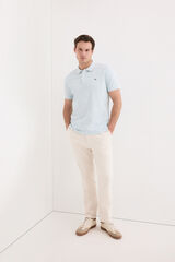 Pedro del Hierro Polo b&aacute;sico piqu&eacute; Azul