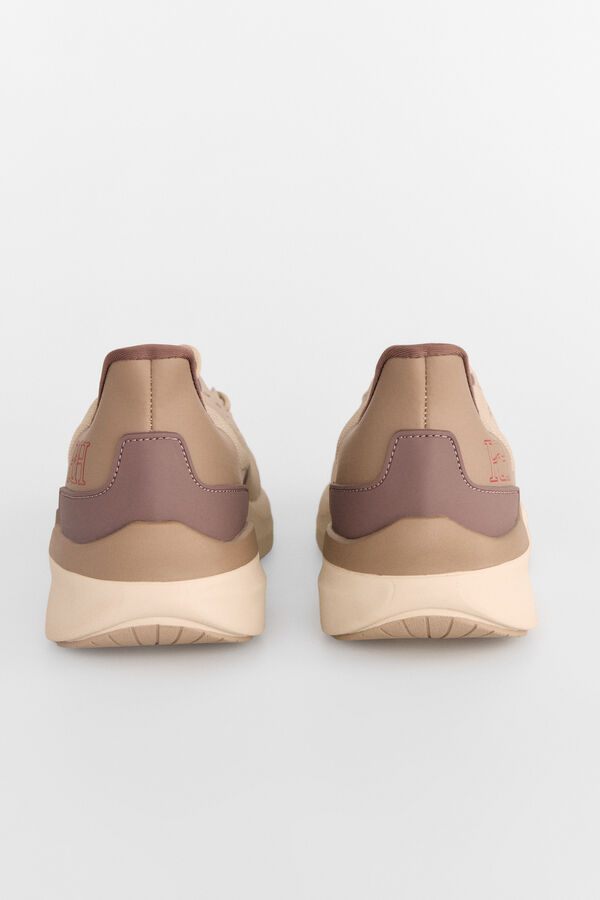 Pedro del Hierro Zapatilla textil cordones Marr&oacute;n
