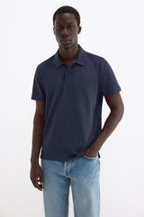 Pedro del Hierro Polo liso Azul