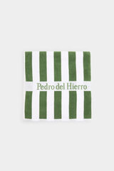 Pedro del Hierro Toalla playa rayas Verde