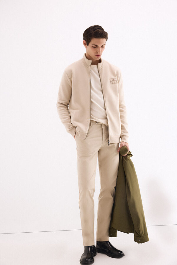 Pedro del Hierro C&aacute;rdigan logo Beige