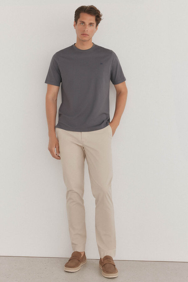 Pedro del Hierro Camiseta b&aacute;sica Gris