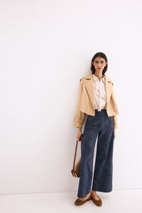 Pedro del Hierro Camisa satinada con volante