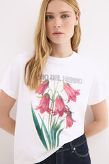 Pedro del Hierro Camiseta manga corta estampada Blanco